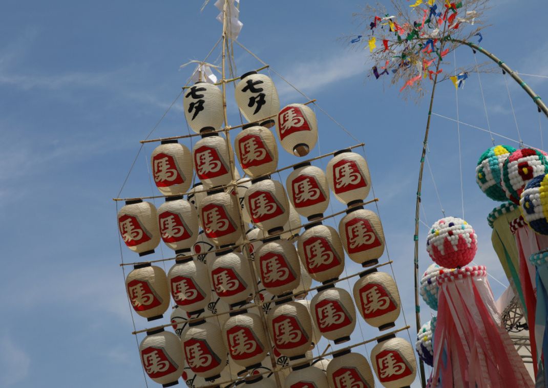 Lanterne del Festival Kanto, Akita, Giappone