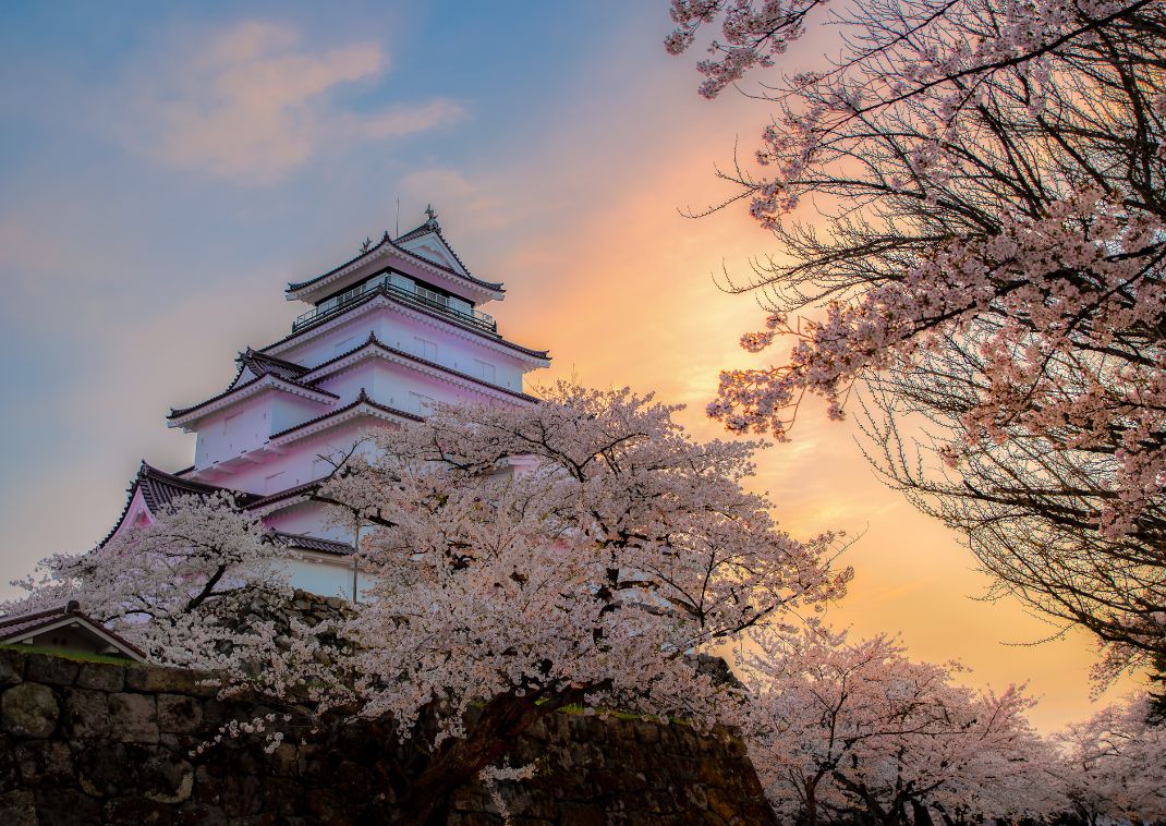 Castello di Tsuruga, Aizuwakamatsu, Giappone