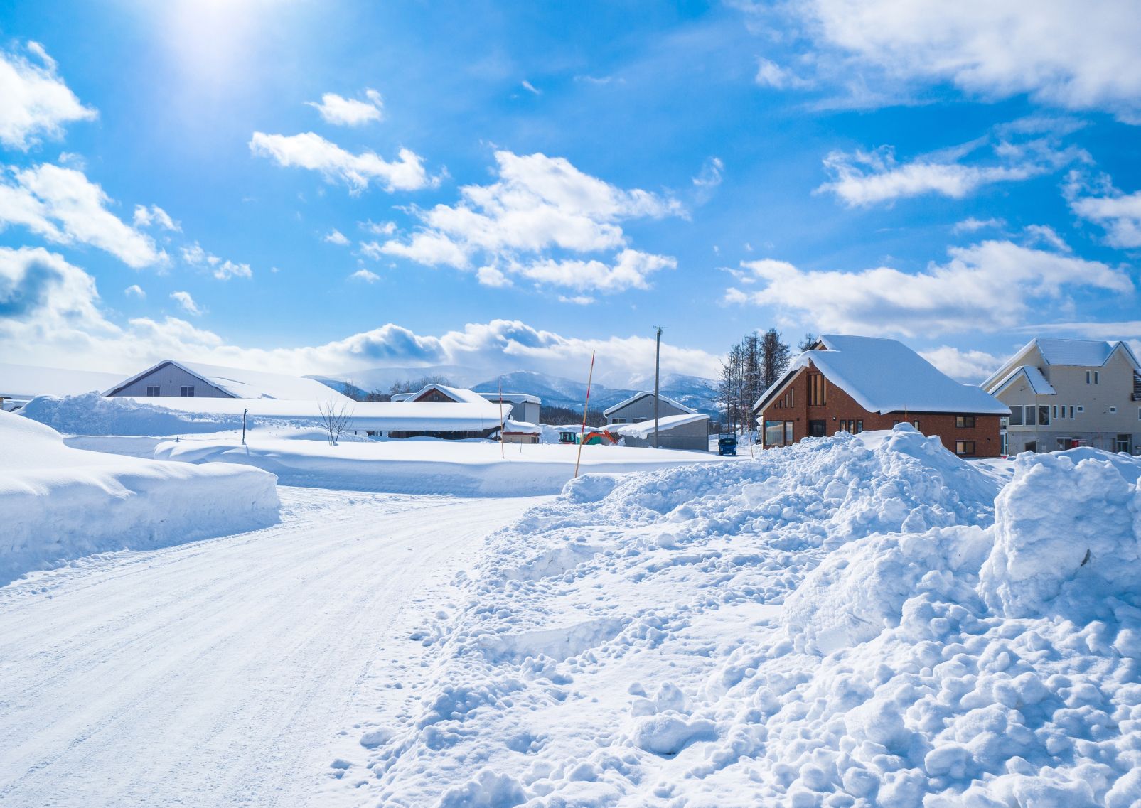 Villette economiche a Niseko, Hokkaido, Giappone