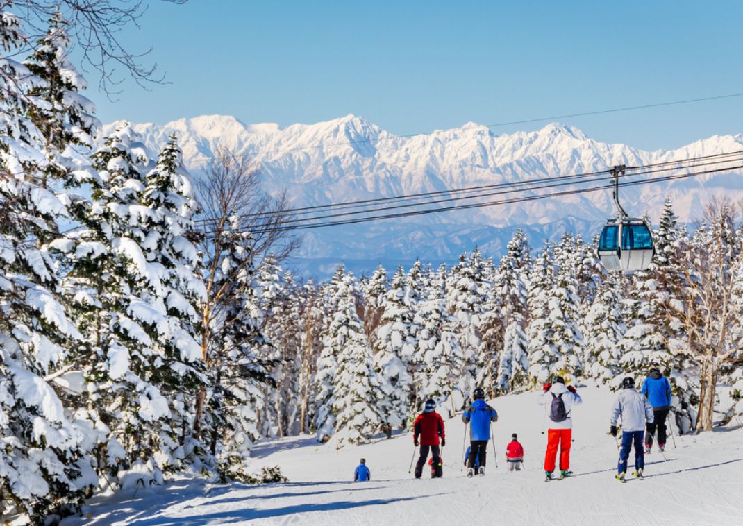 Il resort sciistico più grande del Giappone, situato a Shiga Kogen