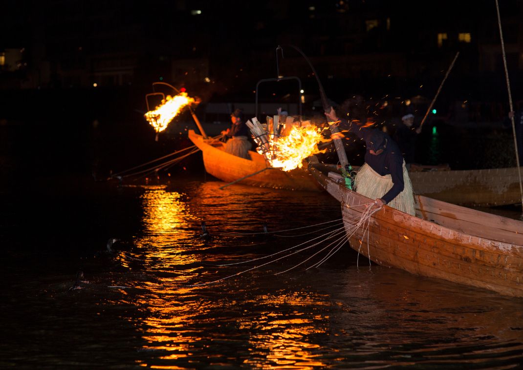 Pesca Ukai, Giappone