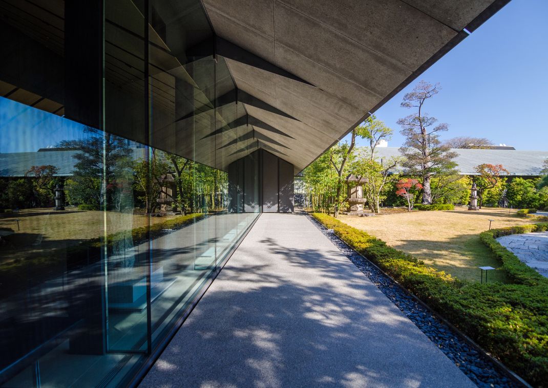 Gli esterni del Museo Nezu Con il gardino giapponese, Tokyo, Giappone