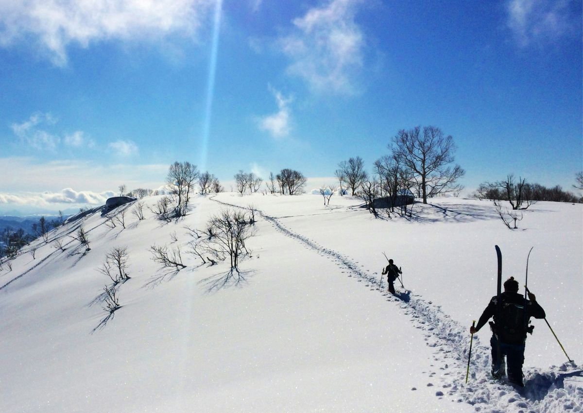 scenario invernale a Niseko, una delle principali stazioni sciistiche in Hokkaido