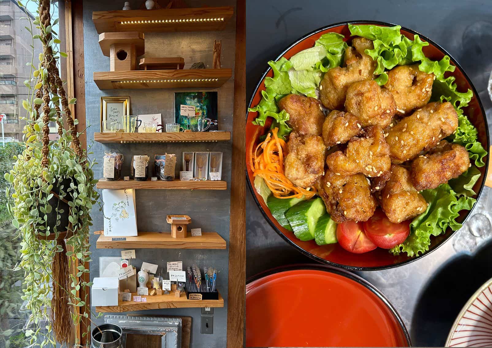 Shojin Karaage Bowl al Ristorante Onwa, Nara, Giappone
