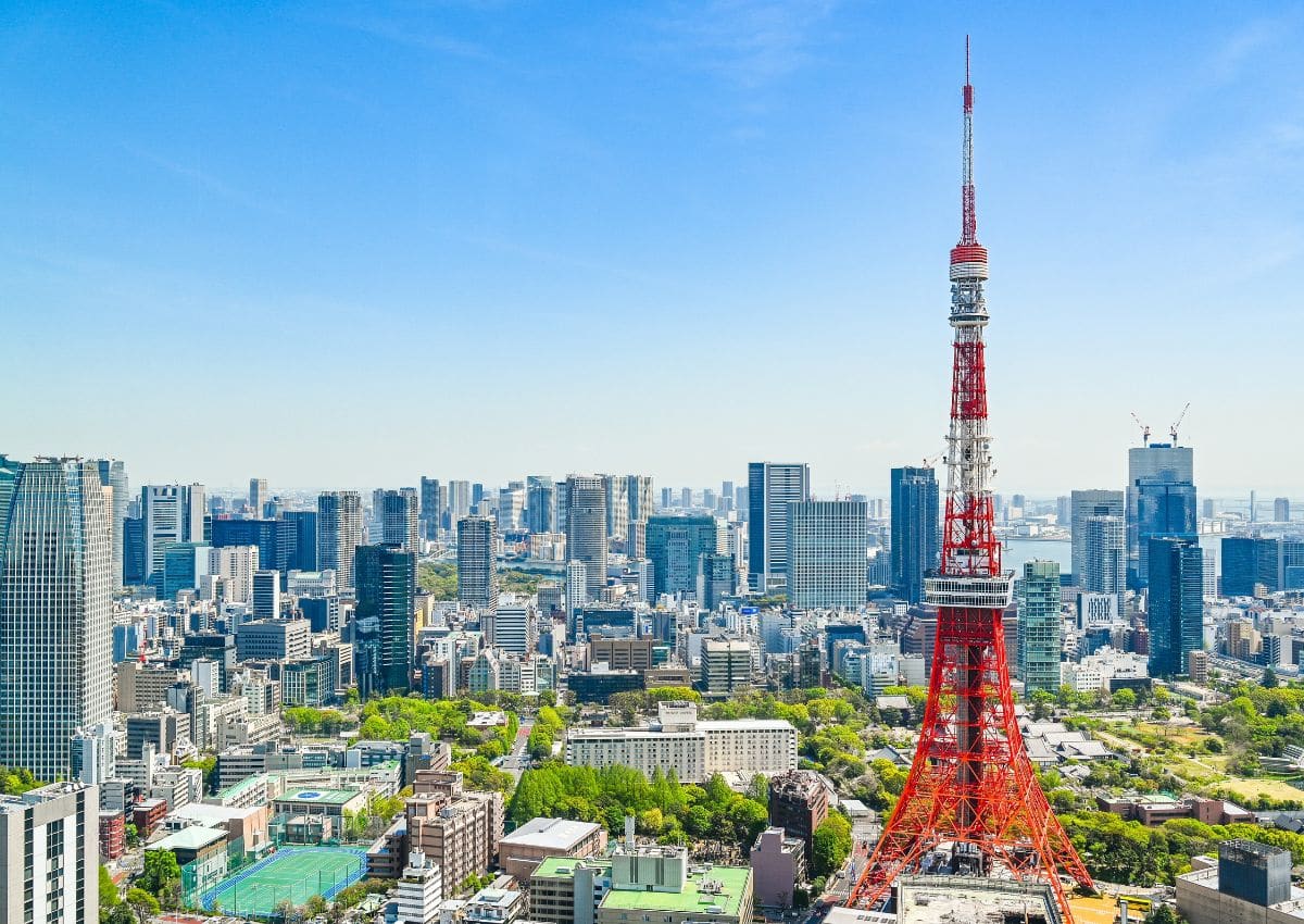 Tokyo Tower di giorno, Tokyo