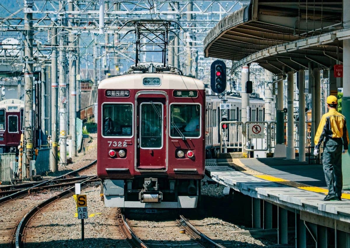 Treno a Kyoto, Giappone