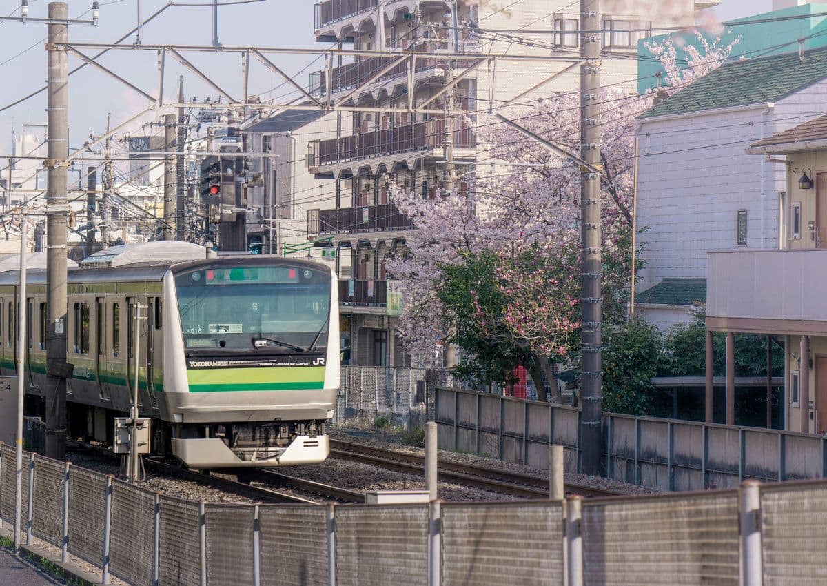 Un treno a Tokyo, Giappone