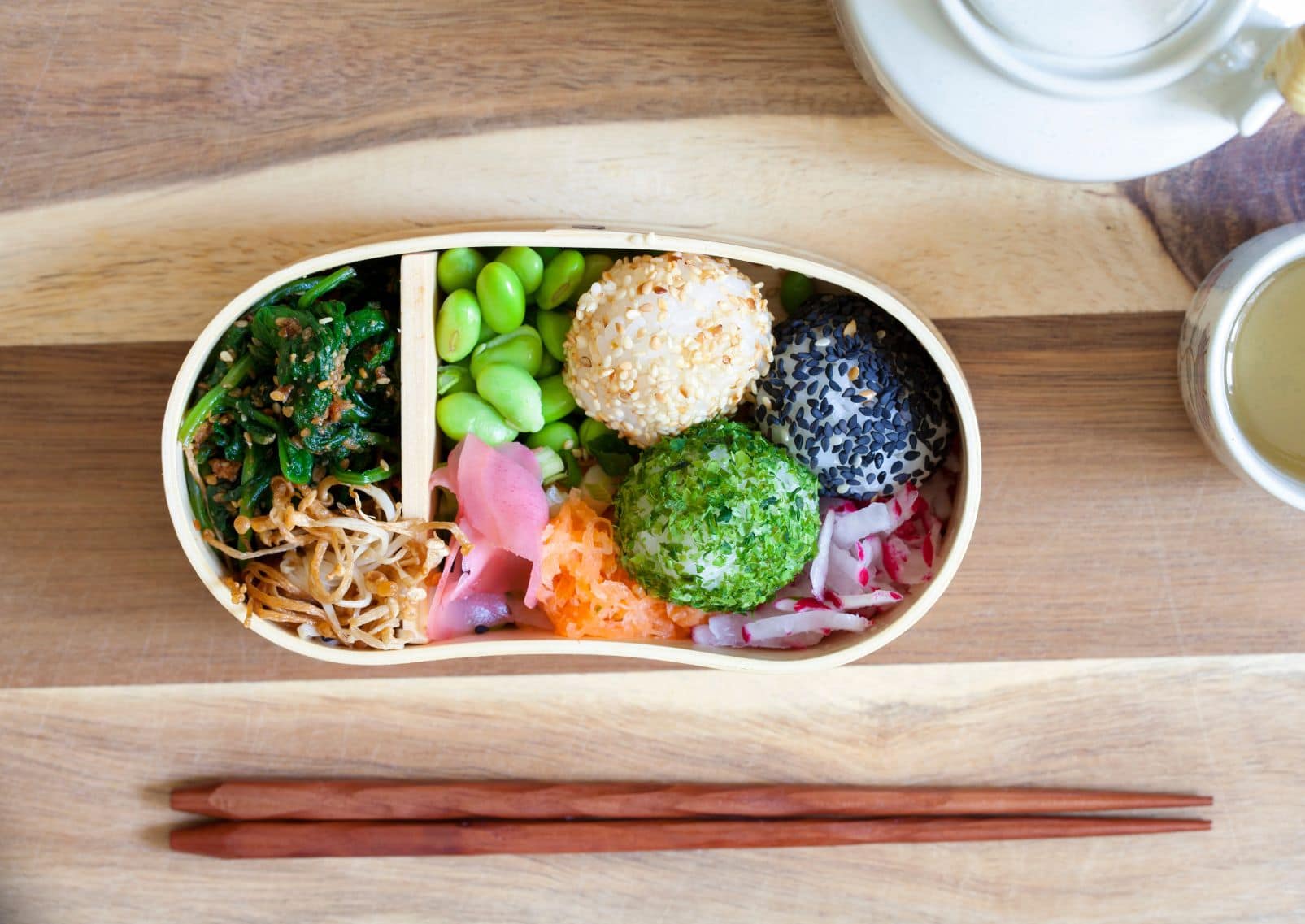 Un pranzo giapponese con bento box