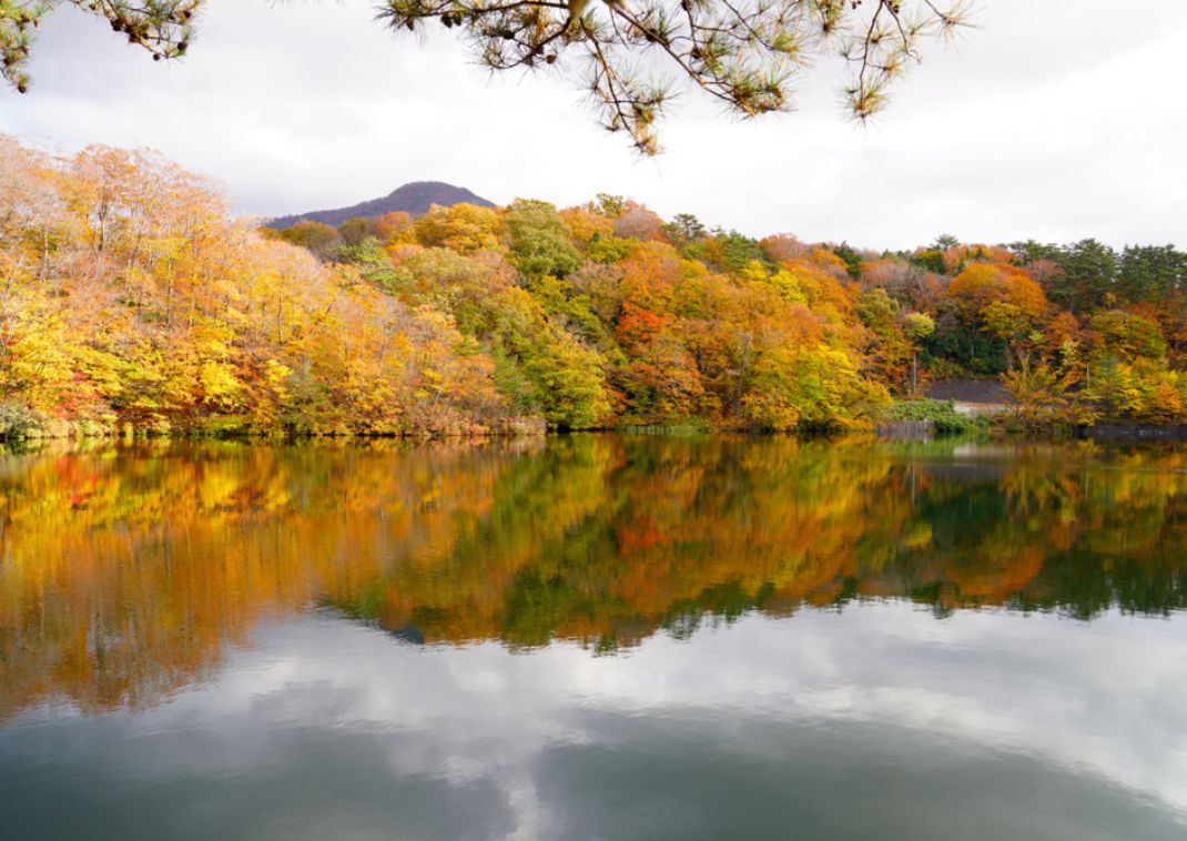 I laghi di Juniko situati nello Shirakami Sanchi, Aomori, Giappone