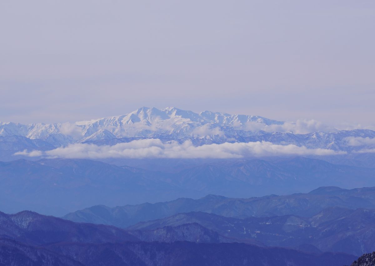 Il monte Hakusan in inverno, Ishikawa