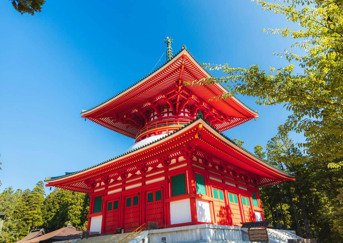 Pagoda Konpon Daito nel complesso Danjo Garan, Monte Koya