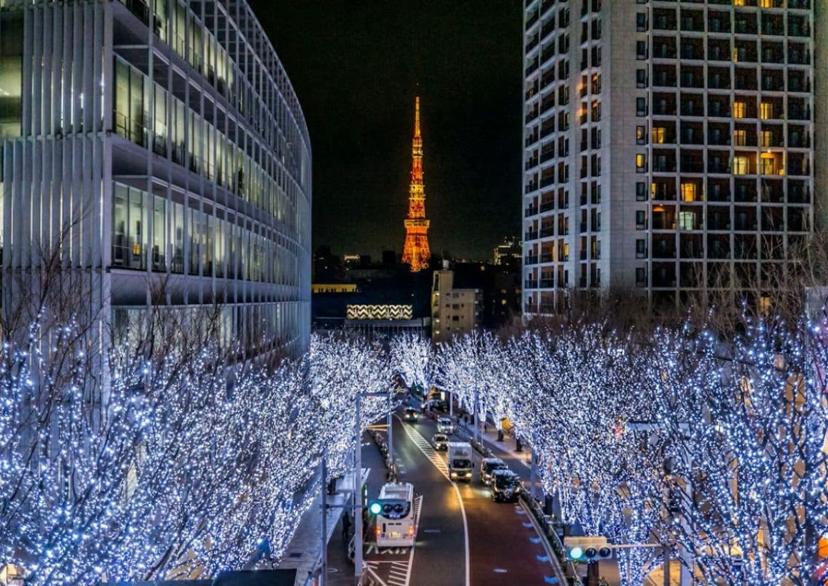Decorazioni natalizie a Tokyo, Giappone