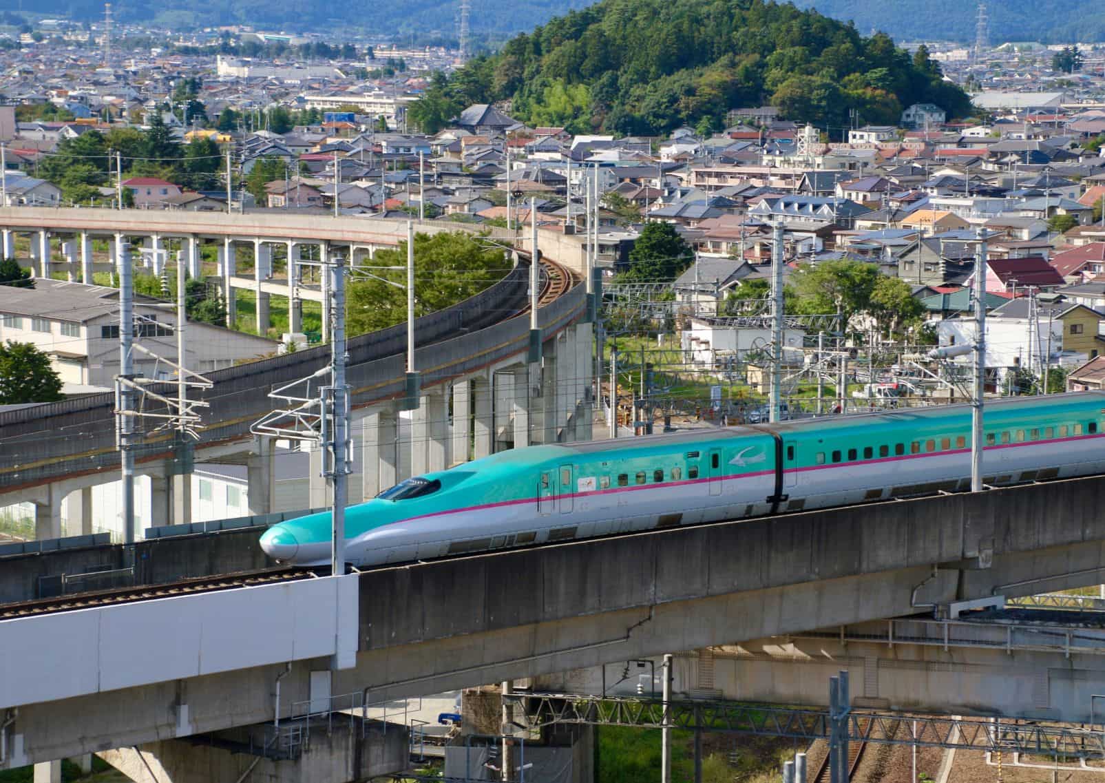 Treno proiettile Shinkansen, Tohoku, Giappone