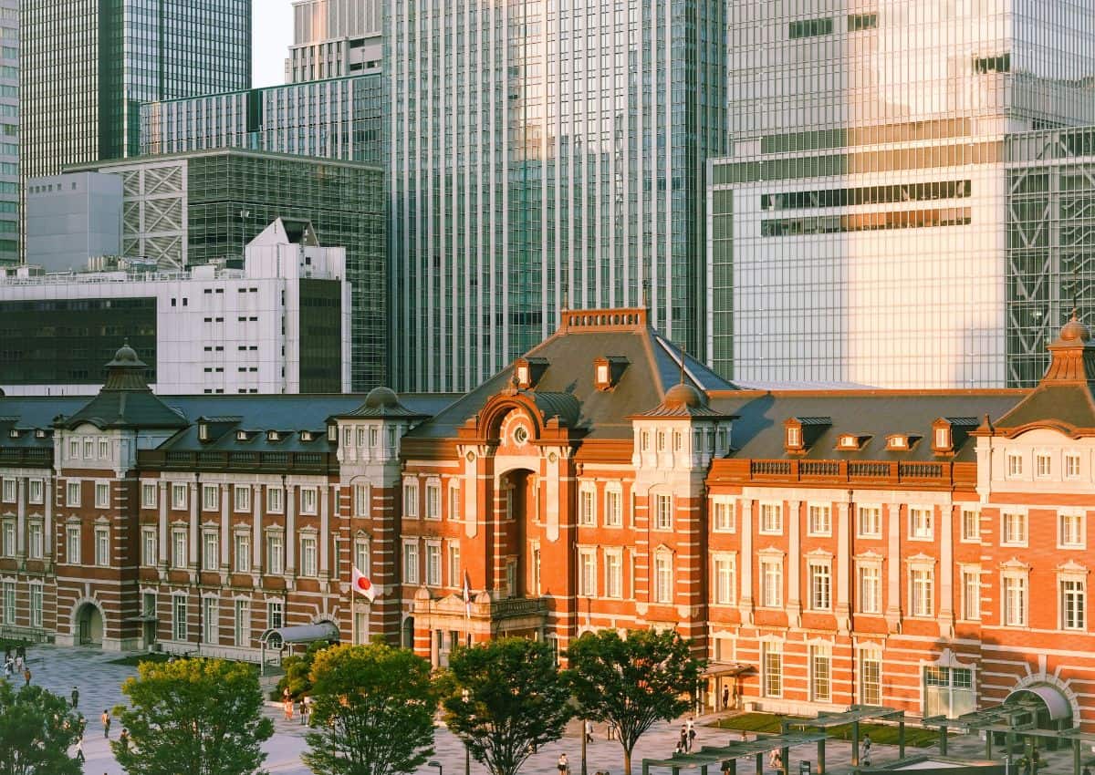 Una foto della Tokyo Station, Tokyo