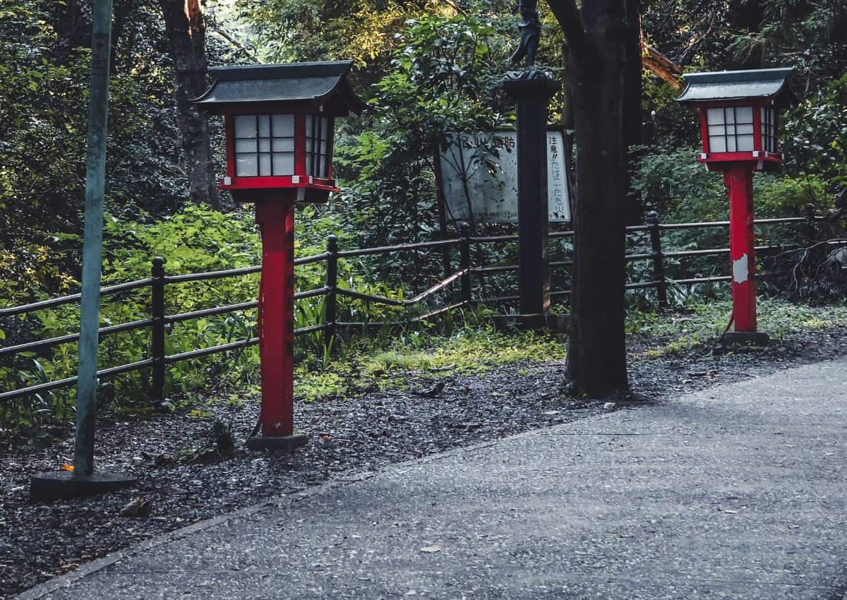 Lanterne rosse al Monte Takao