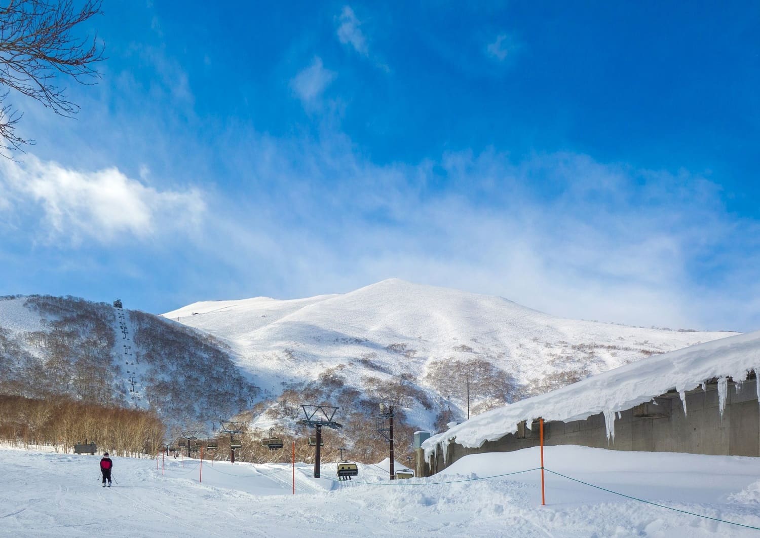 La stazione sciistica di Grand Hirafu, Niseko, Hokkaido