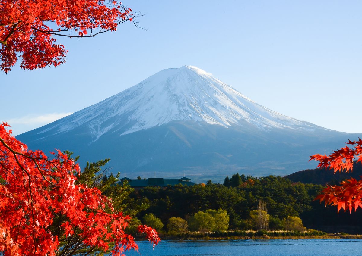 Mount Fuji in autunno, Giappone