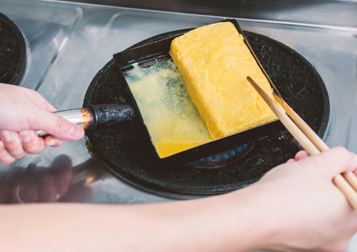 Omelette giapponese arrotolata, tamagoyaki