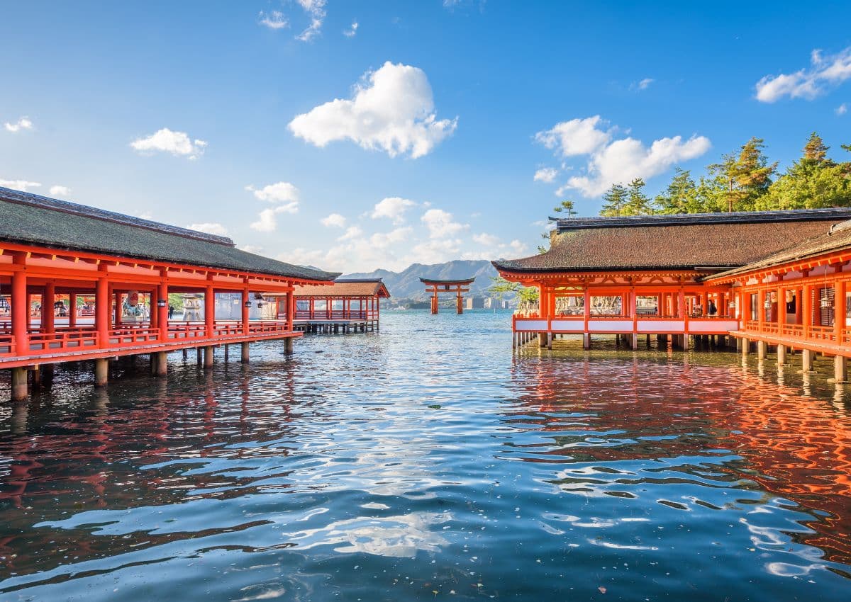 Il Grande Torii di Itsukushima a Miyajima