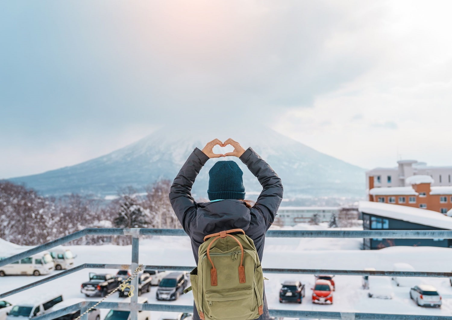 Donna a Niseko, Hokkaido, Giappone