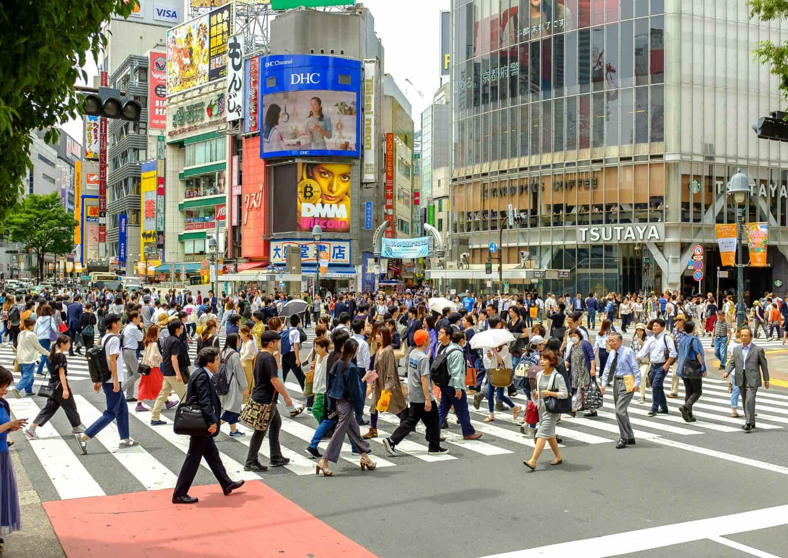 Incrocio di Shibuya a mezzogiorno, Tokyo