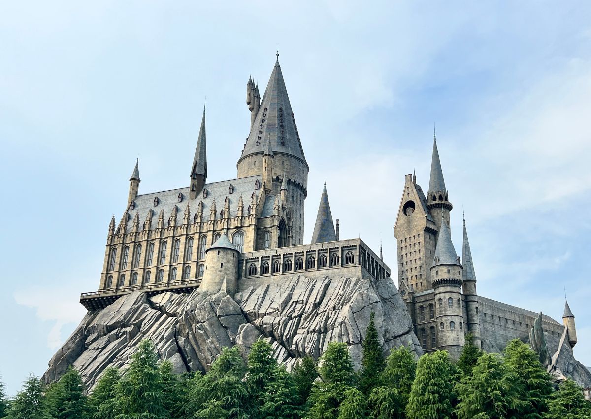 Castello di Hogwarts nell’area Harry Potter di Universal Studios Japan