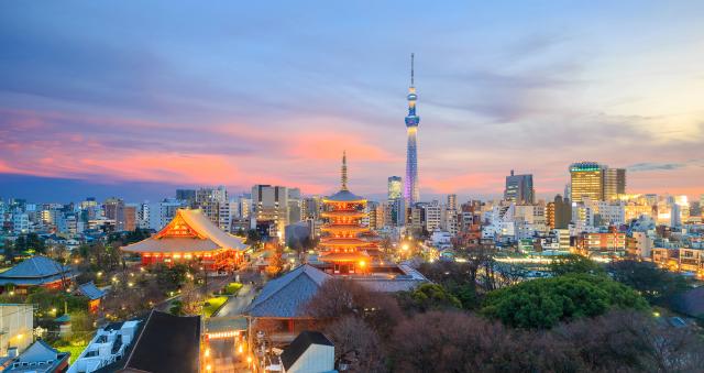 Skyline di Tokyo