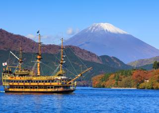 Il Monte Fuji e il Lago Ashi
