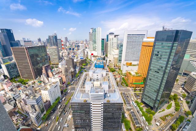 Vista dall’Umeda Sky Observatory 