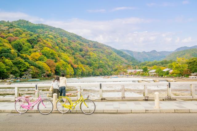 Arashiyama in bicicletta