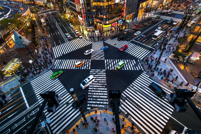 Ginza di notte