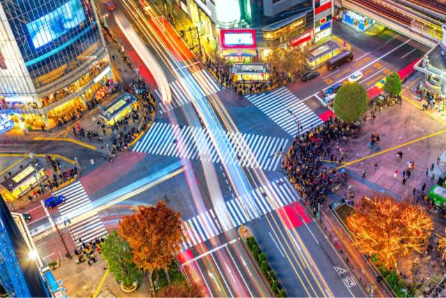 Attraversamento di Shibuya, Tokyo