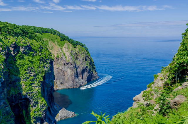La costa della penisola di Shiretoko