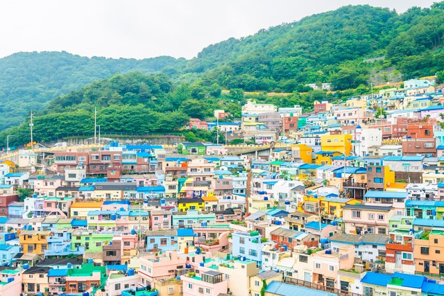 Villaggio culturale di Gamcheon a Busan, Corea del Sud