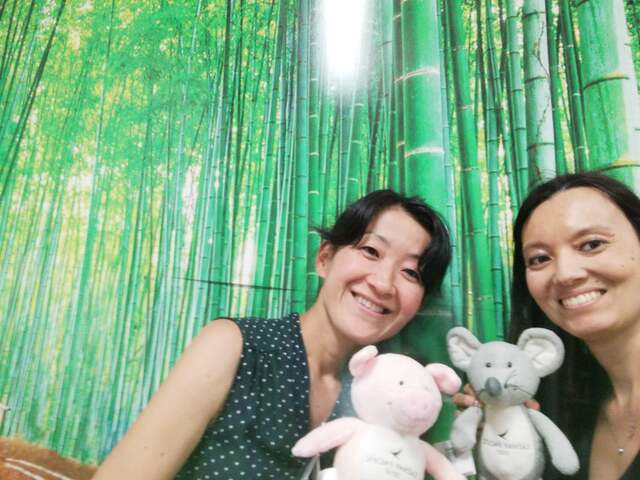 Io e Itsuko in ufficio