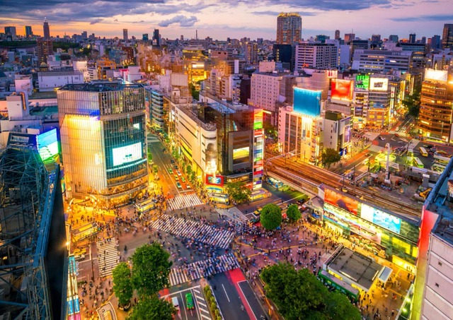 Attraversamento di Shibuya, Tokyo