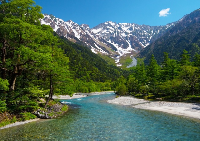 Kamikochi nel Parco nazionale di Chubu-Sangaku