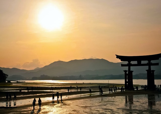 Miyajima al tramonto