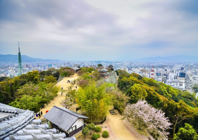 Panorama dal castello di Matsuyama