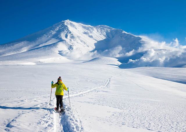 Con le ciaspole nel Parco nazionale di Daisetsuzan