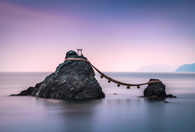 Le rocce sacre Meoto-iwa, Ise