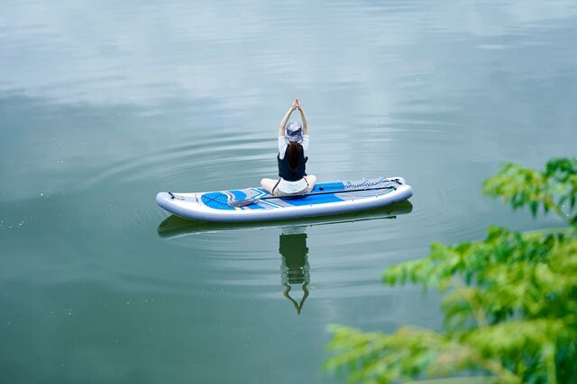 SUP su un fiume