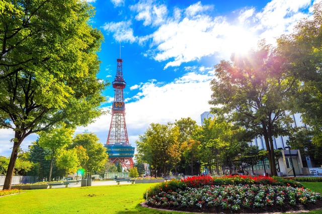 La Torre della TV e il Parco Odori di Sapporo