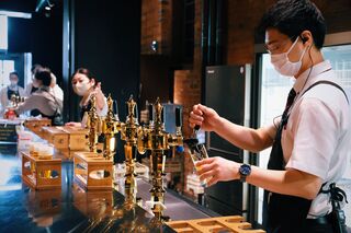 I baristi del Museo della Birra di Sapporo