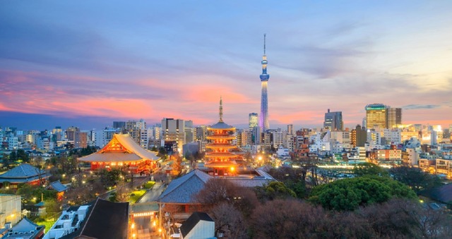 Skyline di Tokyo 