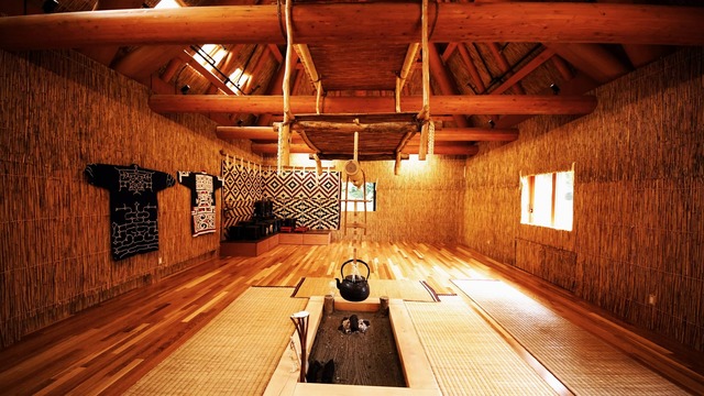 Camera tradizionale della cultura Ainu