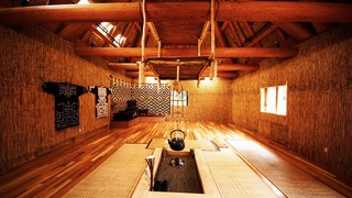 Camera tradizionale della cultura Ainu