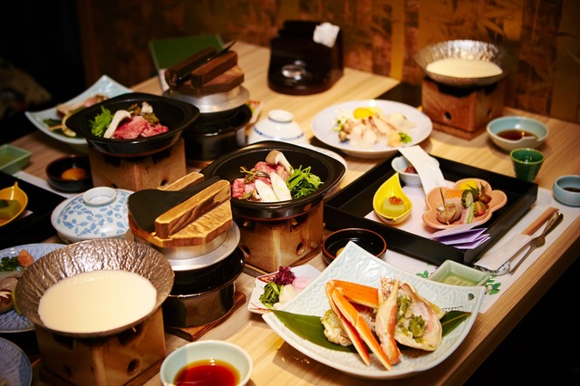 Cena kaiseki in un ryokan