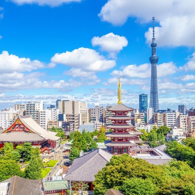 Tokyo Skytree e Tempio Senso-ji, Asakusa