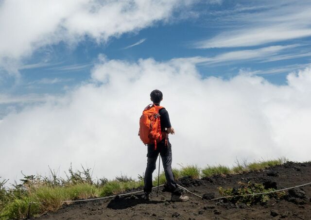 Trekking in salita sul Monte Yotei